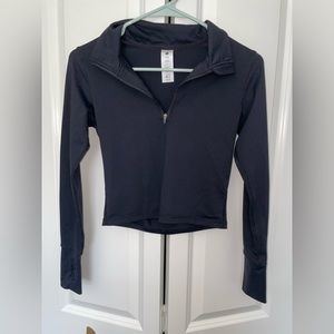 Paragon long sleep crop 1/4 zip